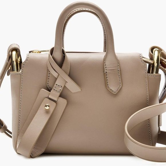 NWT J. Crew Harper Mini Satchel in Italian Leather - Picture 2 of 7